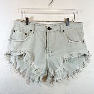 ONE TEASPOON Rollers jean shorts